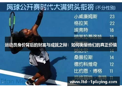 运动员身价背后的财富与成就之辩：如何衡量他们的真正价值
